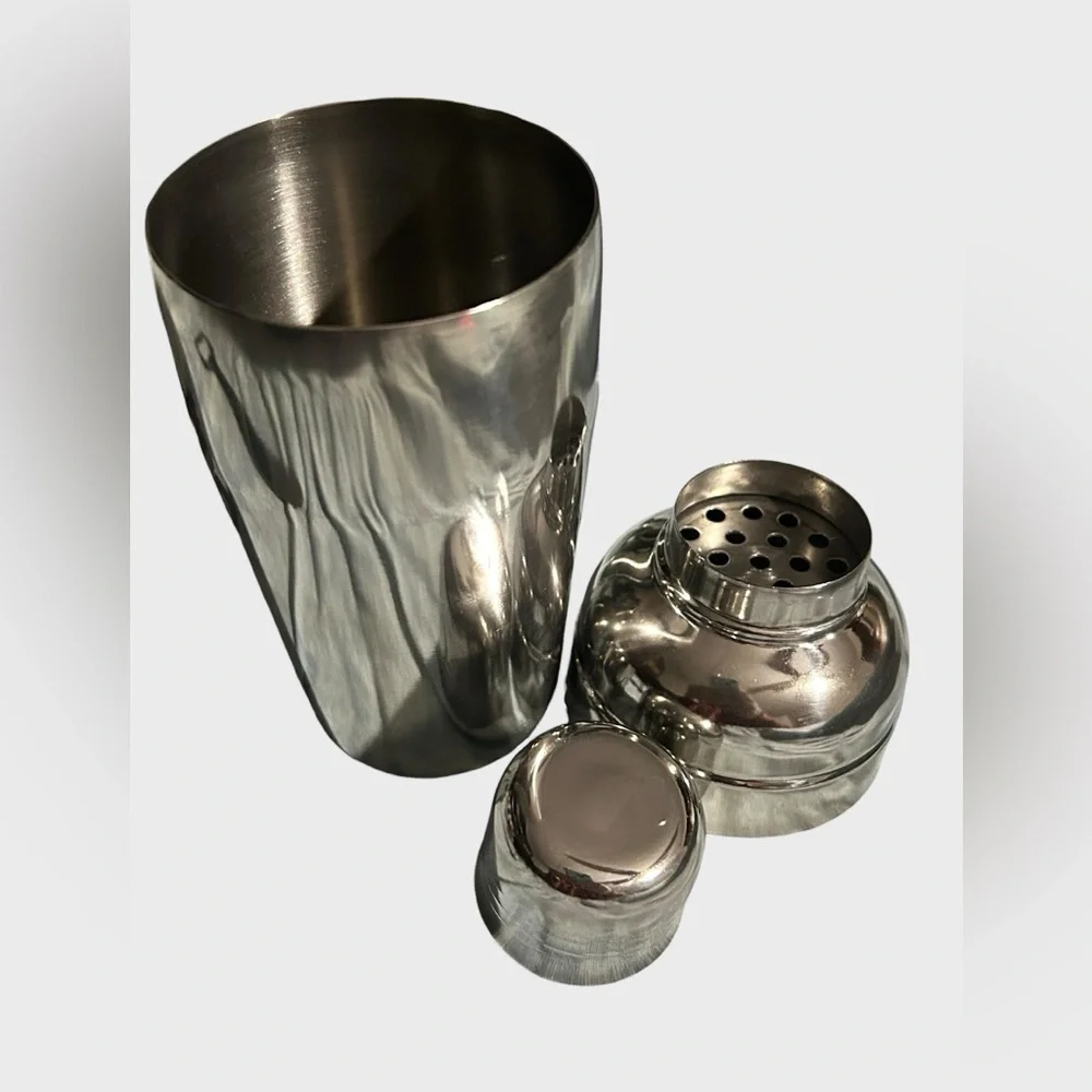 Stainless Steel Cocktail Shaker Bar Set Ice Bucket Jigger Bartender Kit New